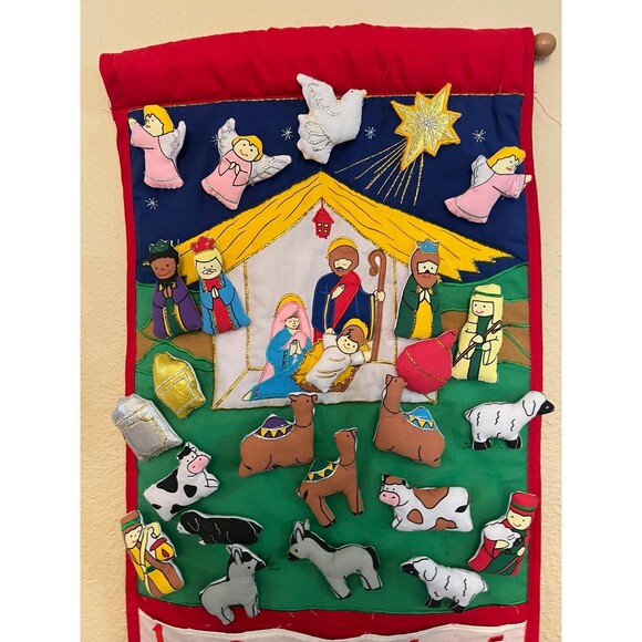 Pockets of Learning Fabric Nativity Advent Calendar - Picture 4 of 8